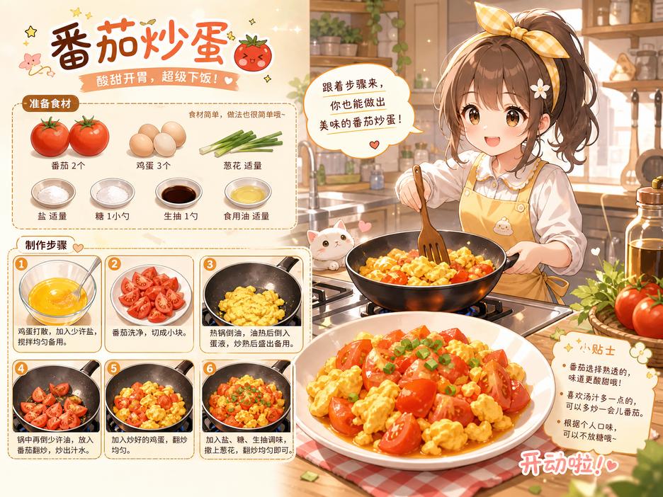 少萝生活技能动漫-烹饪教程